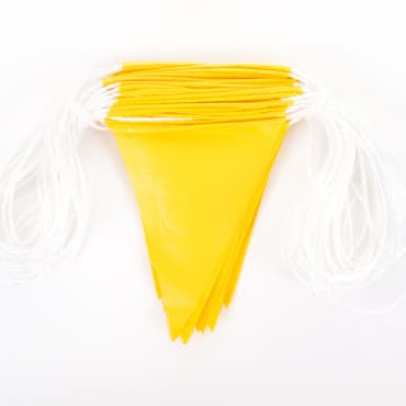 Bunting / Flagging 30m Roll - Yellow